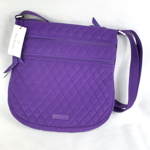 Vera Bradley Handbags - Vera Bradley Trio Zip Hipster Purse in Elderberry